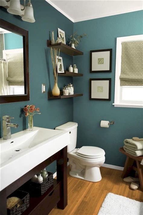 20+ chic paint colors to transform your bathroom. black gold bathroom ideas #tealandblackbathroomideas ...