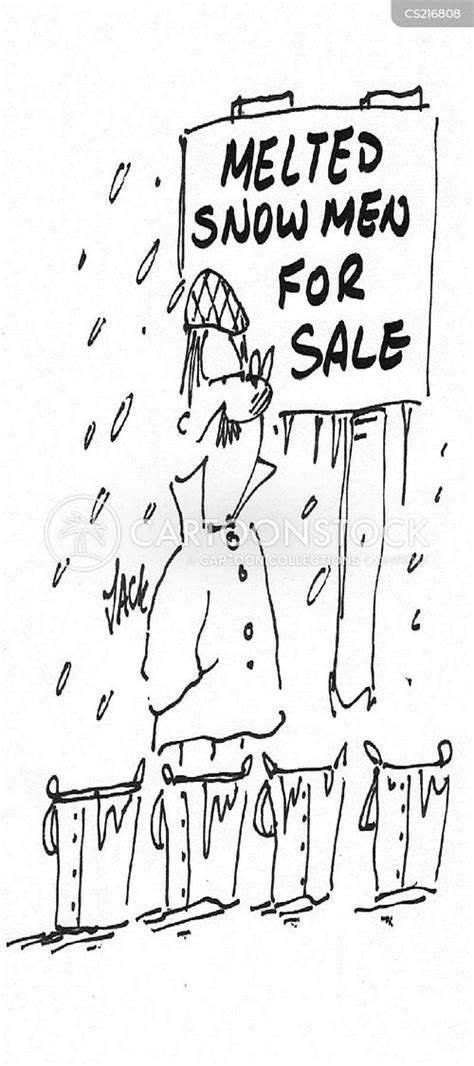 Melted Snowman Cartoons And Comics Funny Pictures From Cartoonstock