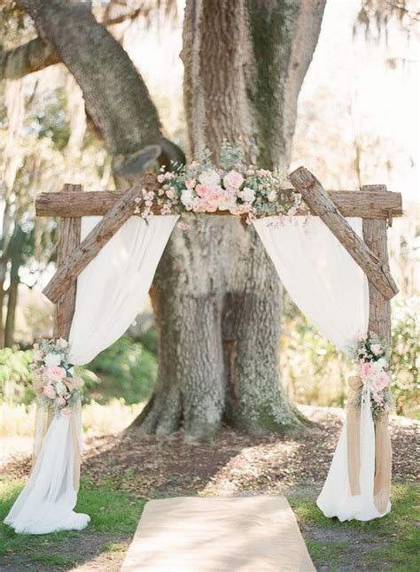Outdoor Spring Or Summer Wedding Unique Ceremony Arch Ideas Loved This