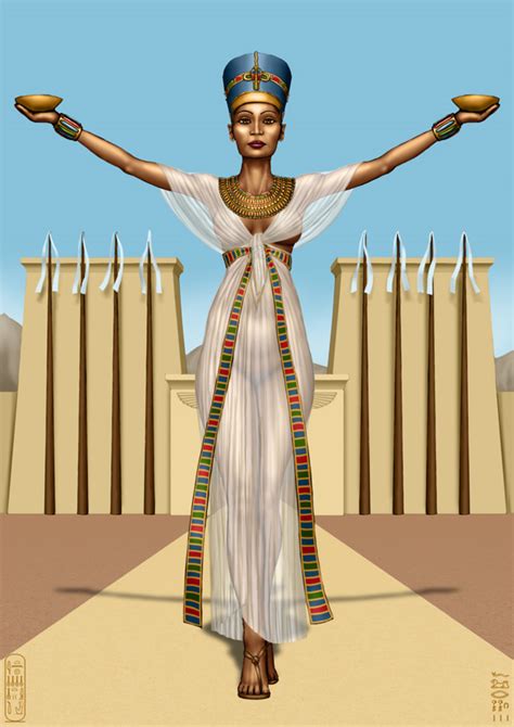 Nefertiti By Sleinadflar On Deviantart