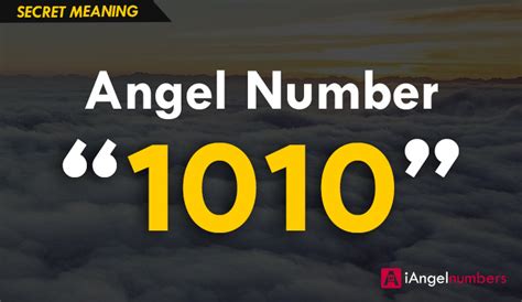 In financial matters, seeing the angel number 1010 means that the money that you have is not enough to satisfy your spiritual needs. 1010 Angel Number Meaning - 10:10 Significance & Symbolism