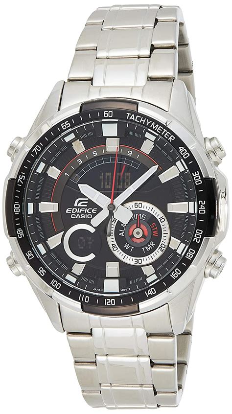 buy casio edifice analog digital black dial men s watch era 600d 1avudf ex354 at