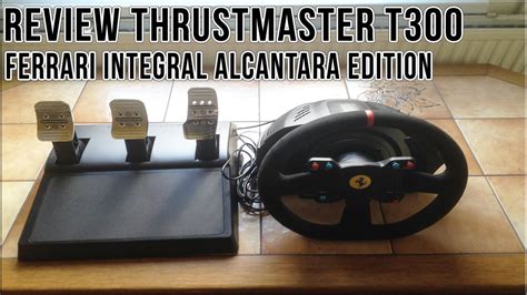 Thrustmaster t300 racing wheel servo. Review Thrustmaster T300 Ferrari Integral Racing Wheel Alcantara Edition German/HD - YouTube