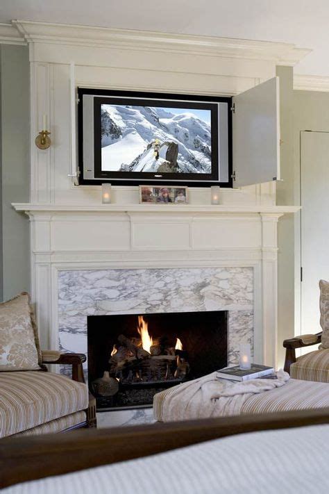 Tv Above Fireplace Great Room Pinterest Fireplaces In 2019
