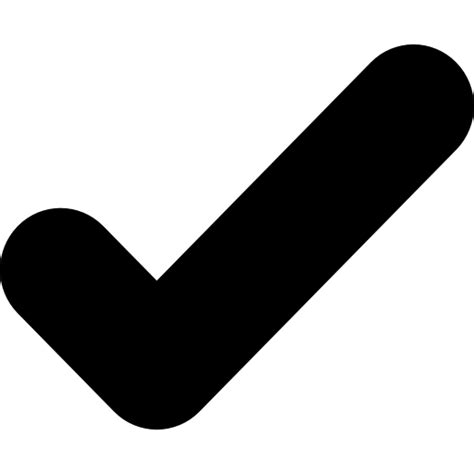 Verification Checkmark Symbol Free Icon