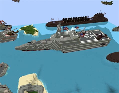 Massive Ocean Fleet Minecraft Map