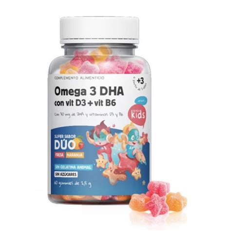 Omega 3 Dha Con Vit D3 Vit B6 · Herbora · 60 Gummies