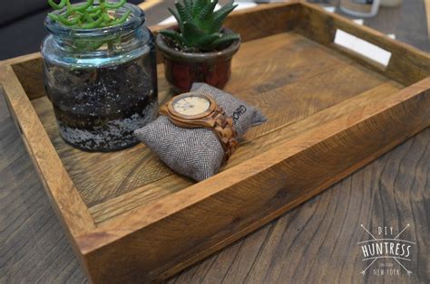 Diy Pallet Wood Serving Tray Diy Huntress