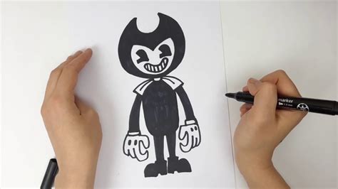 How To Draw Bendy Easy Step By Step From Bendy And The Ink Machine