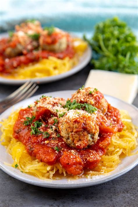 Spaghetti Squash And Meatballs Easy Good Ideas