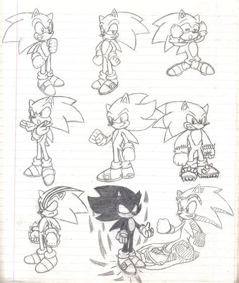 Sonic Poses 2 By Stealthfang On Deviantart