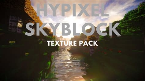 Hypixel Skyblock Texture Pack Youtube