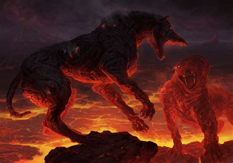 Hellhounds By 3daemon On Deviantart