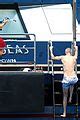 Daniel Day Lewis Shirtless Yacht Vacation In Italy Photo