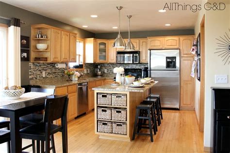 White kitchen sw agreeable gray walls sonya hamilton with agreeable gray kitchen cabinet girls. Gray-Kitchen.jpg 800×534 pixels | Maple kitchen cabinets ...