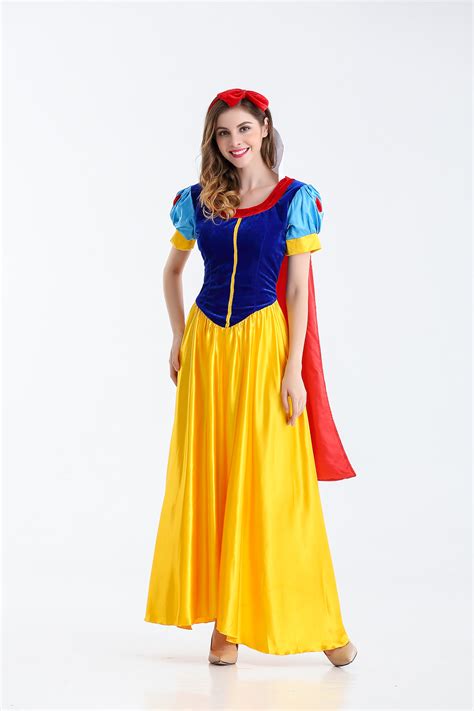 Adult Women Halloween Costume Snow White Princess Queen