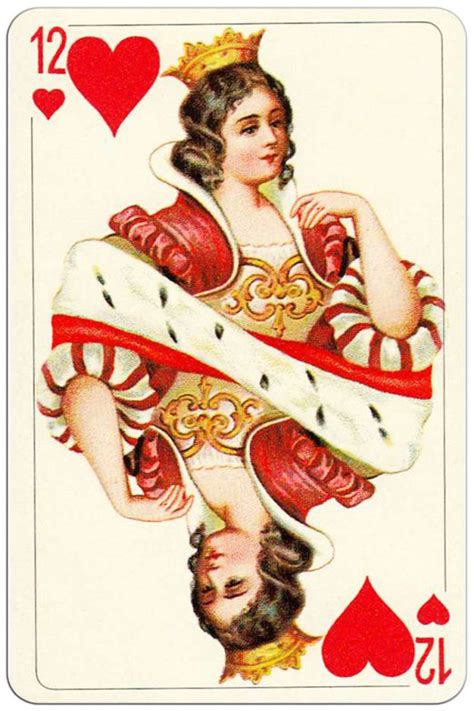 Queen Of Hearts Vaakuna Pelikortteja Vapen Spelkort Playing Cards