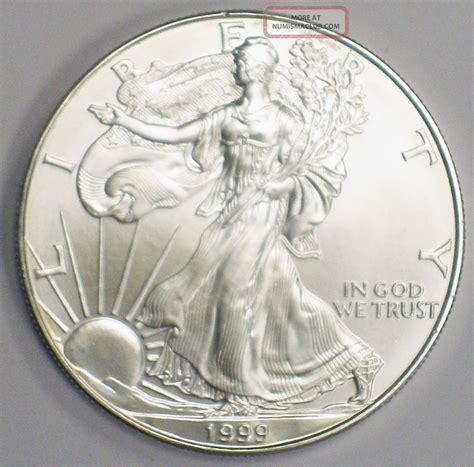 1999 American Silver Eagle Dollar Coin 999 1 Ounce Name Your Price