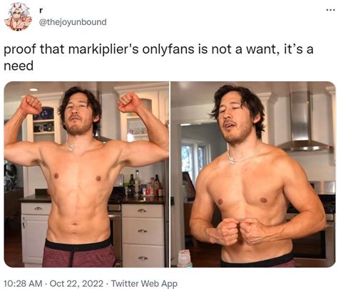 Proof That Markiplier S Onlyfans Is Not A Want Its A Need
