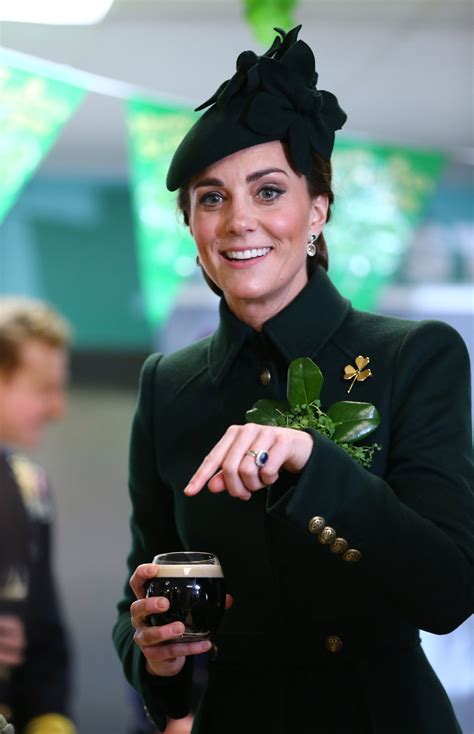 Kate Middleton Celebrates St Patricks Day With A Beer