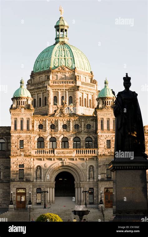 Parliament Building Victoria British Columbia Canada Stock Photo Alamy