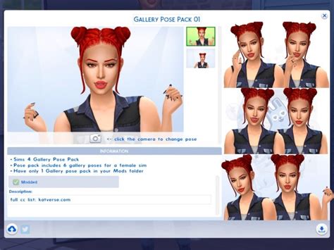 Gallery Pose Pack 01 At Katverse Sims 4 Updates