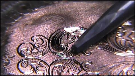Hand Engraving Scrollwork Practice Youtube