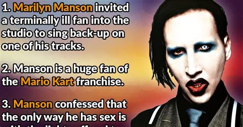 Marilyn Manson Is A Musician Actor And Public Figure Who Has Been Active Since The Late 80s