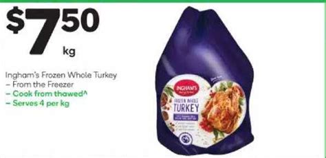 Ingham S Frozen Easy Carve Turkey Buffe Offer At Woolworths