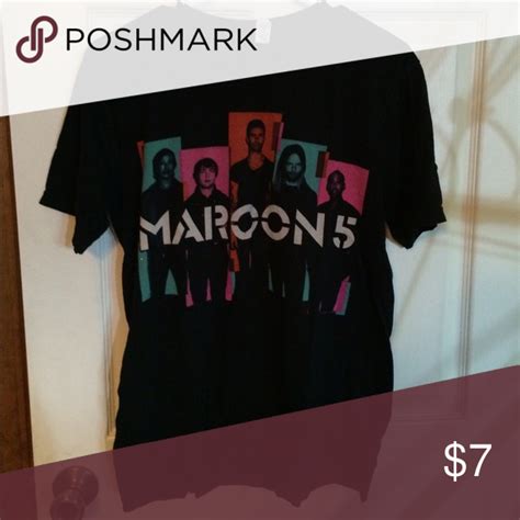 Maroon 5 Band T Shirt Band Tshirts Shirts Maroon 5