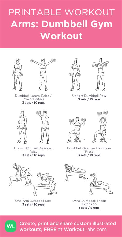 Arms Dumbbell Gym Workout Fitness Studio Training Hanteltraining