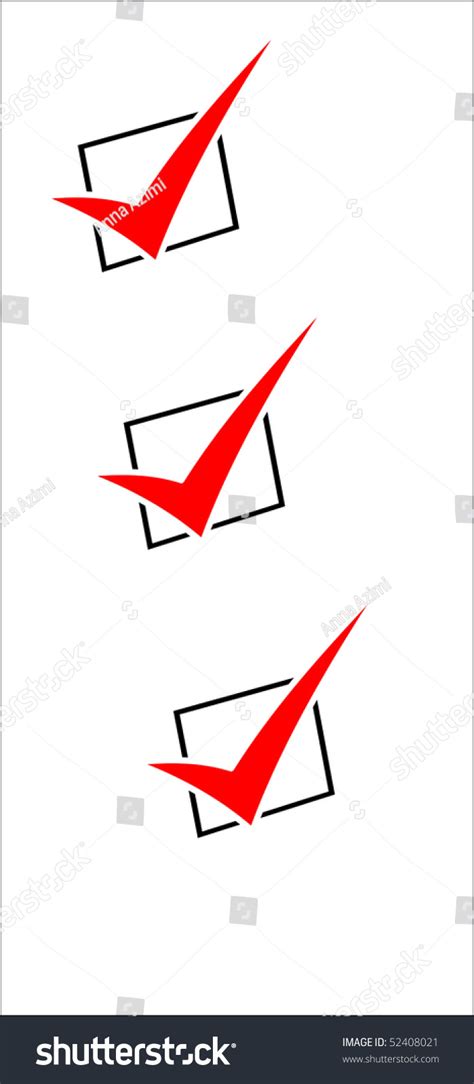 Checklist All Boxes Ticked Vector Illustration Stock Vector Royalty