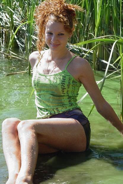 Mini Tit Redhead Splashing Around Outdoors In Pond Porn Pictures Xxx Photos Sex Images