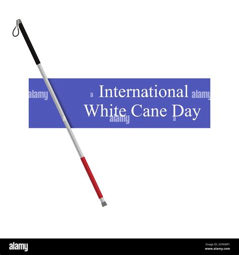 White Cane Safety Day Vector Ill Stock Vector Image And Art Alamy