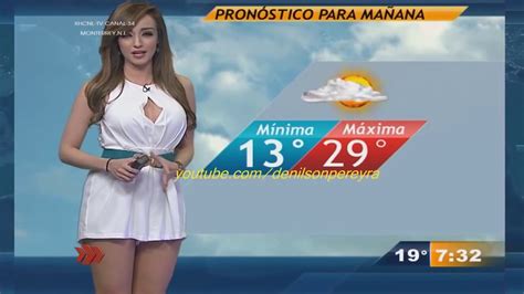 Sexy Mexican Weather Girl Gaby Lozoya Youtube