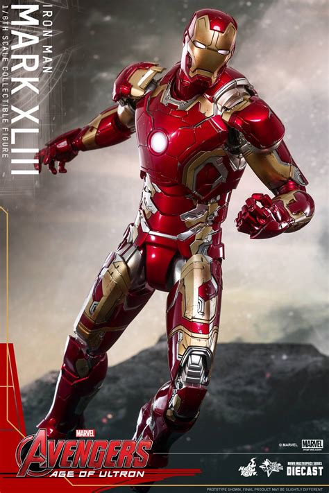 Hot Toys Avengers Age Of Ultron Iron Man Mark Xliii Captain America