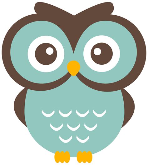 Teal Owl Clipart Free Download To Use Cartoon Owl Images Owl