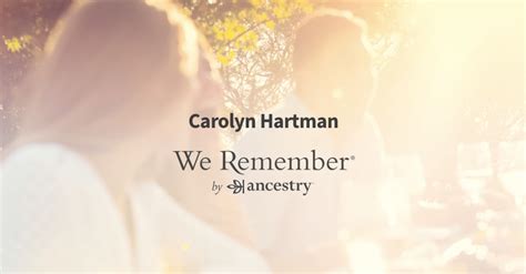 Carolyn Hartman 1936 2022 Obituary