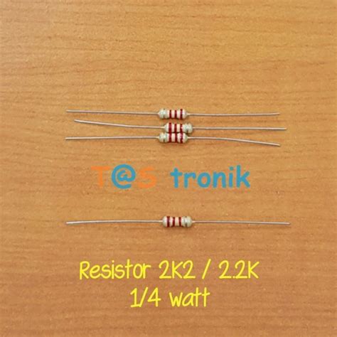 Jual Resistor 2k2 2200 Ohm Di Lapak Tastronik Bukalapak