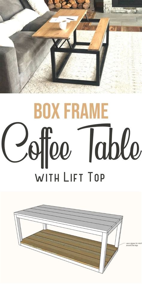 If you are drawn to this coffee table and feel the need to build it, you are in luck. Box Frame Coffee Table with Lift Top in 2020 | Diy furniture plans, Farmhouse diy projects, Cool ...