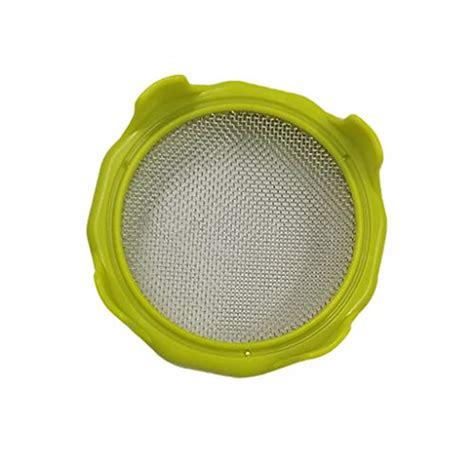 2pcs Plastic Easy Rinseanddrain Strainer Sprouting Lids For Wide Mouth