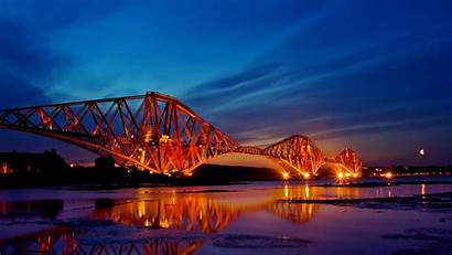 Scotland Wallpapers Country Edinburgh Bridge Bridges Night