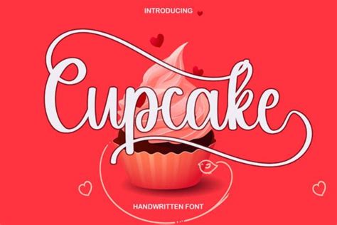 Cupcake Font By Asmunin78 · Creative Fabrica