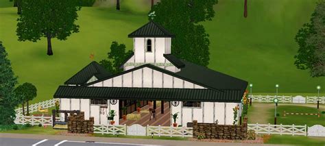 Mod The Sims Lovely Residential Stable With Lux Studio Apartment