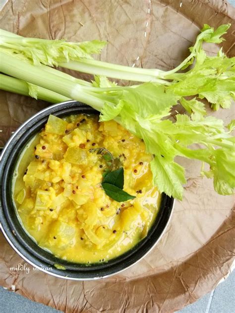 Celery Kootu Curry From Kerala Fusion Cuisine Recipe Indian Food
