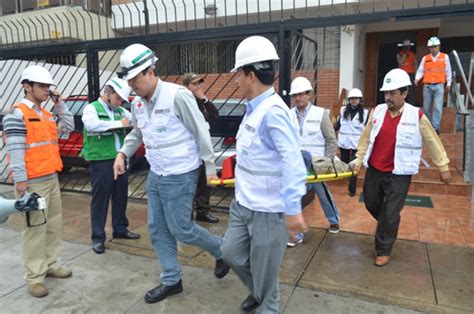 Un simulacro di battaglia è una battaglia per ridere. OEFA Llevó con Éxito el Simulacro de Sismo | Gobierno del Perú