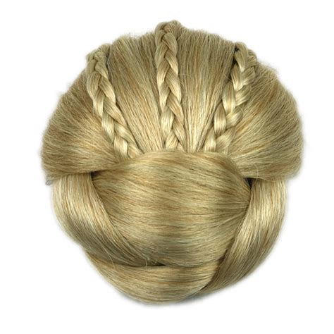 Soowee 6 Colors Synthetic Hairpiece Braided Chignon Hair Clip In Hair