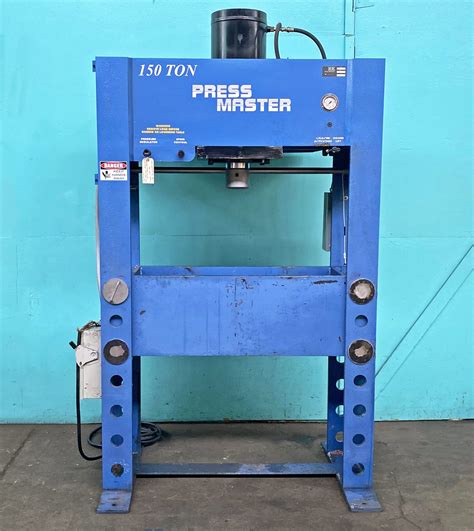 Press Master 150 Ton Hydraulic Shop Press Hfp 150t Norman Machine Tool