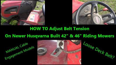 How To Adjust Belt Tension On Lawn Mower Belt Poster Images And