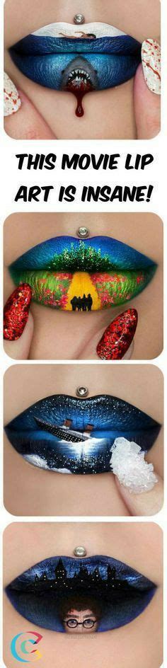 cool lip art looks you have to see to believe thefashionspot lip art lip art makeup nice lips